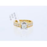 Ring Diamond 14 kt Yellow Gold Diamond