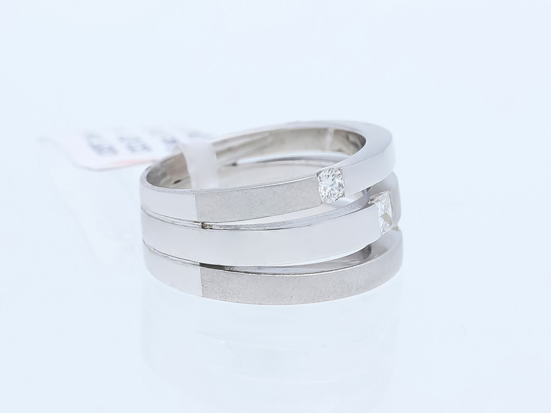 Ring Diamond 750 / 18 White gold - Image 2 of 8