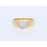 Ring Diamant 585 / 14 Karat Gelbgold