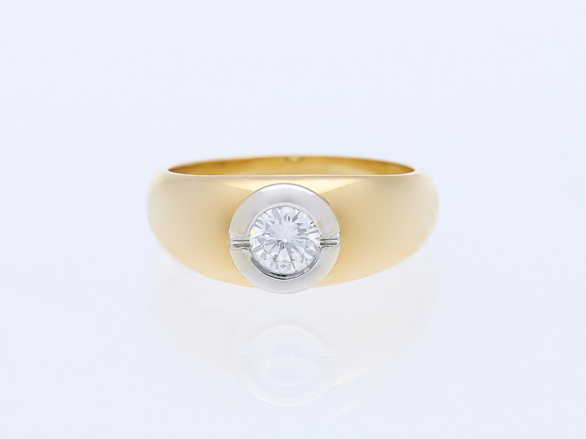 Ring Diamond 14 kt Yellow Gold