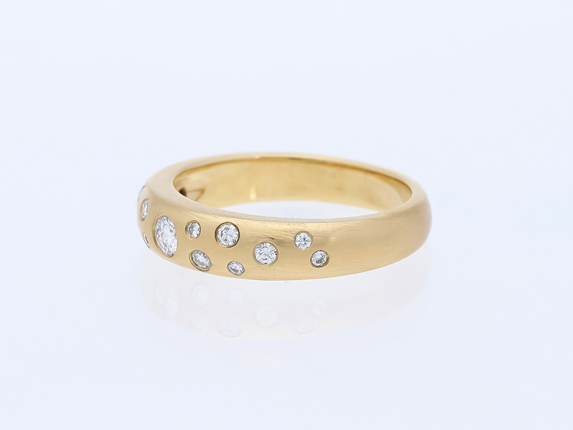 Ring Diamant 585 / 14 Karat Gelbgold - Bild 2 aus 6