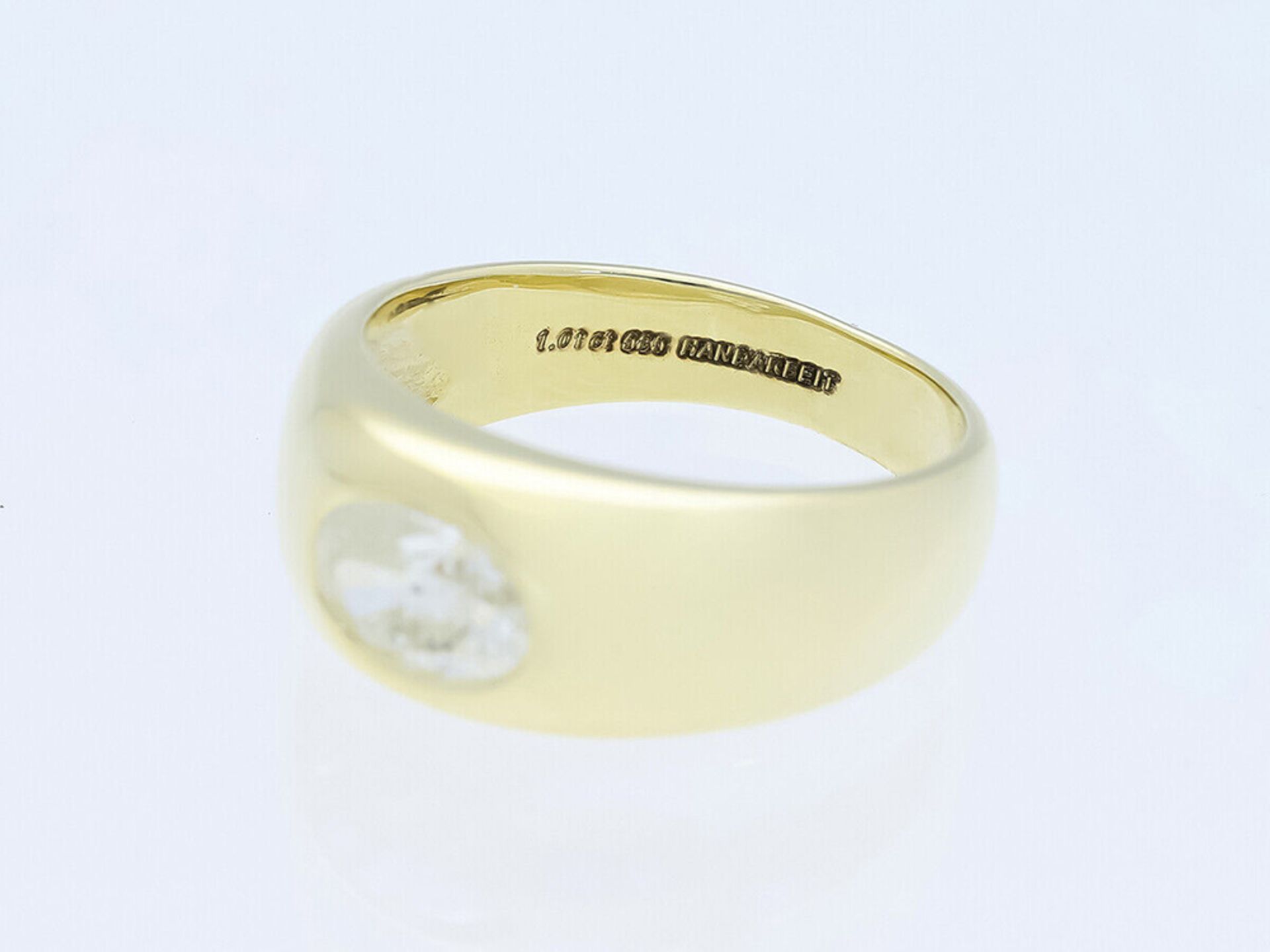 Ring 1,01 Diamant 585 / 14 Karat Gelbgold - Bild 4 aus 6