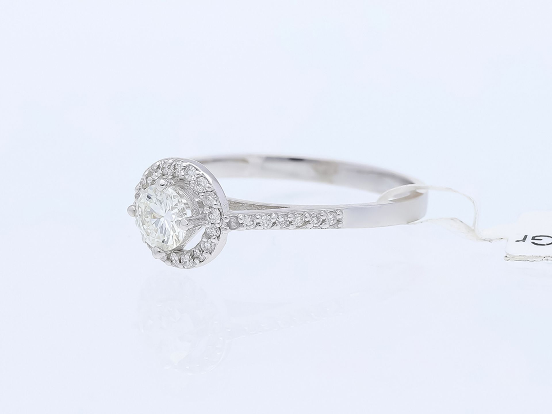 Ring Diamond 750 / 18 White Gold - Image 2 of 8