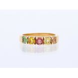 Ring Sapphire 585 / 14 Pink Gold