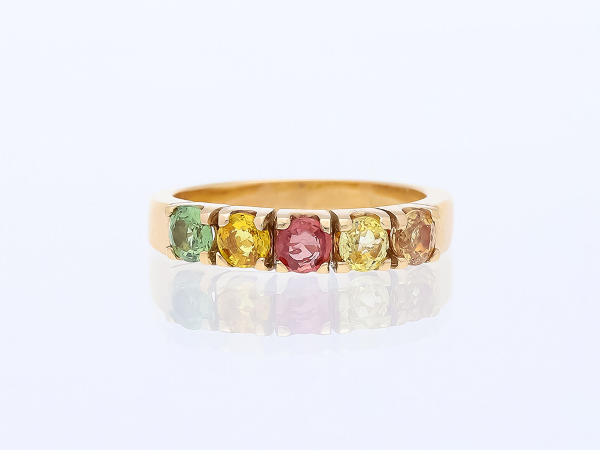 Ring Sapphire 585 / 14 Pink Gold