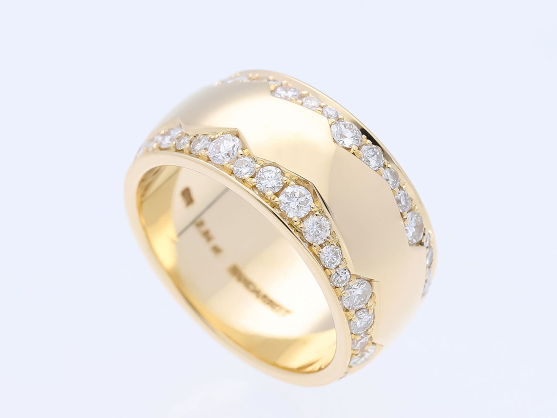 Ring Diamant 585 / 14 Karat Gelbgold - Bild 4 aus 6