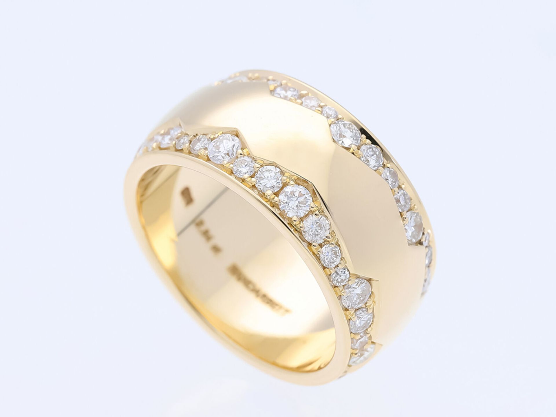 Ring Diamond 14 kt Yellow Gold - Image 4 of 6