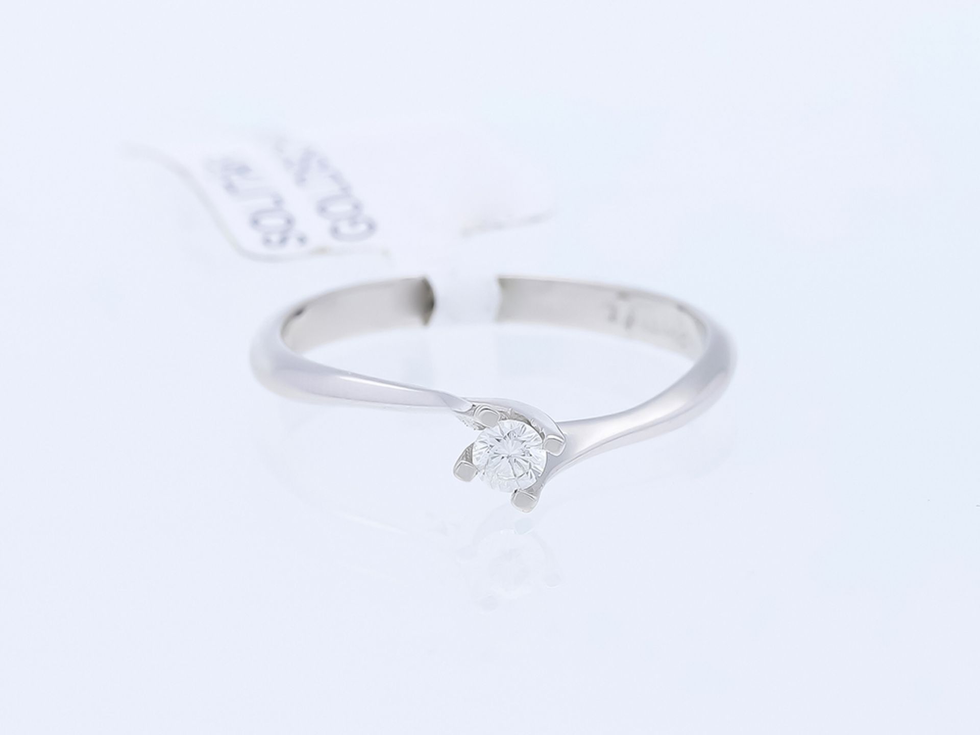 Ring Diamant 750 / 18 Karat Weißgold