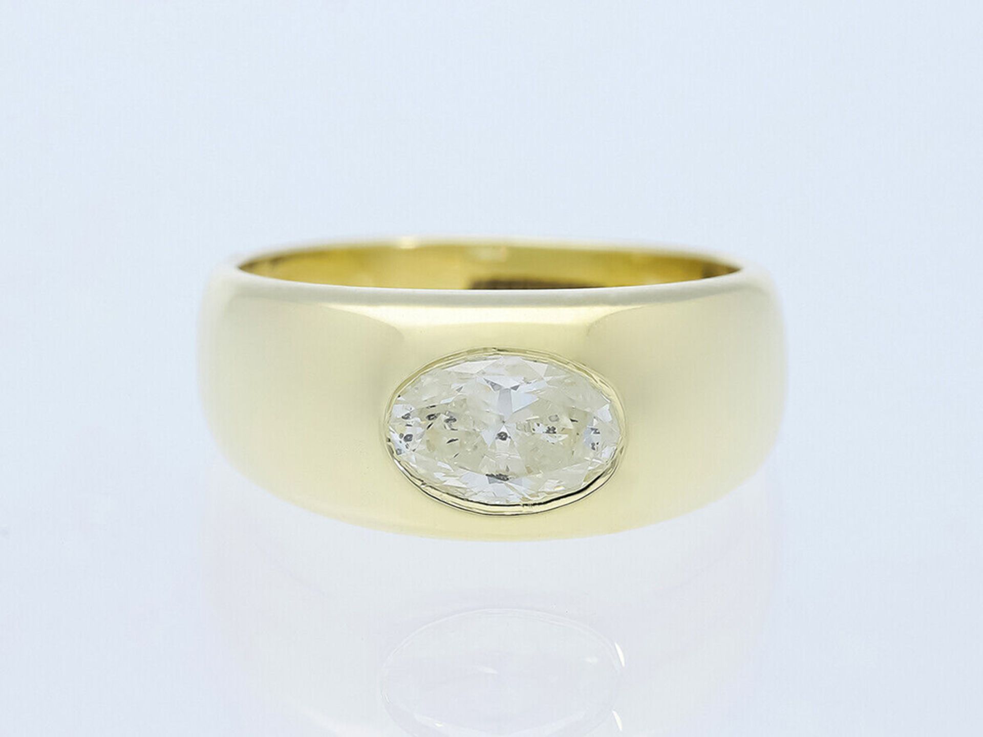 Ring Diamond 14 kt Yellow Gold