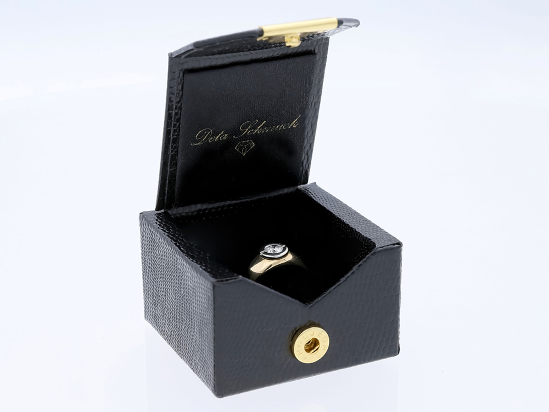 Ring Diamond 14 kt Yellow Gold - Image 6 of 6