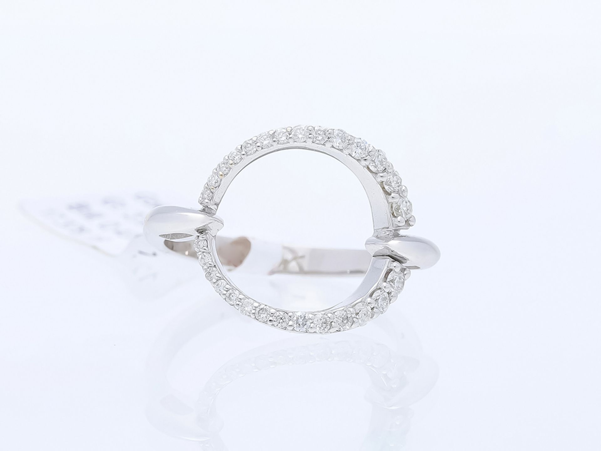 Ring Diamond 750 / 18 White Gold