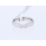 Ring Diamond 14 kt White Gold