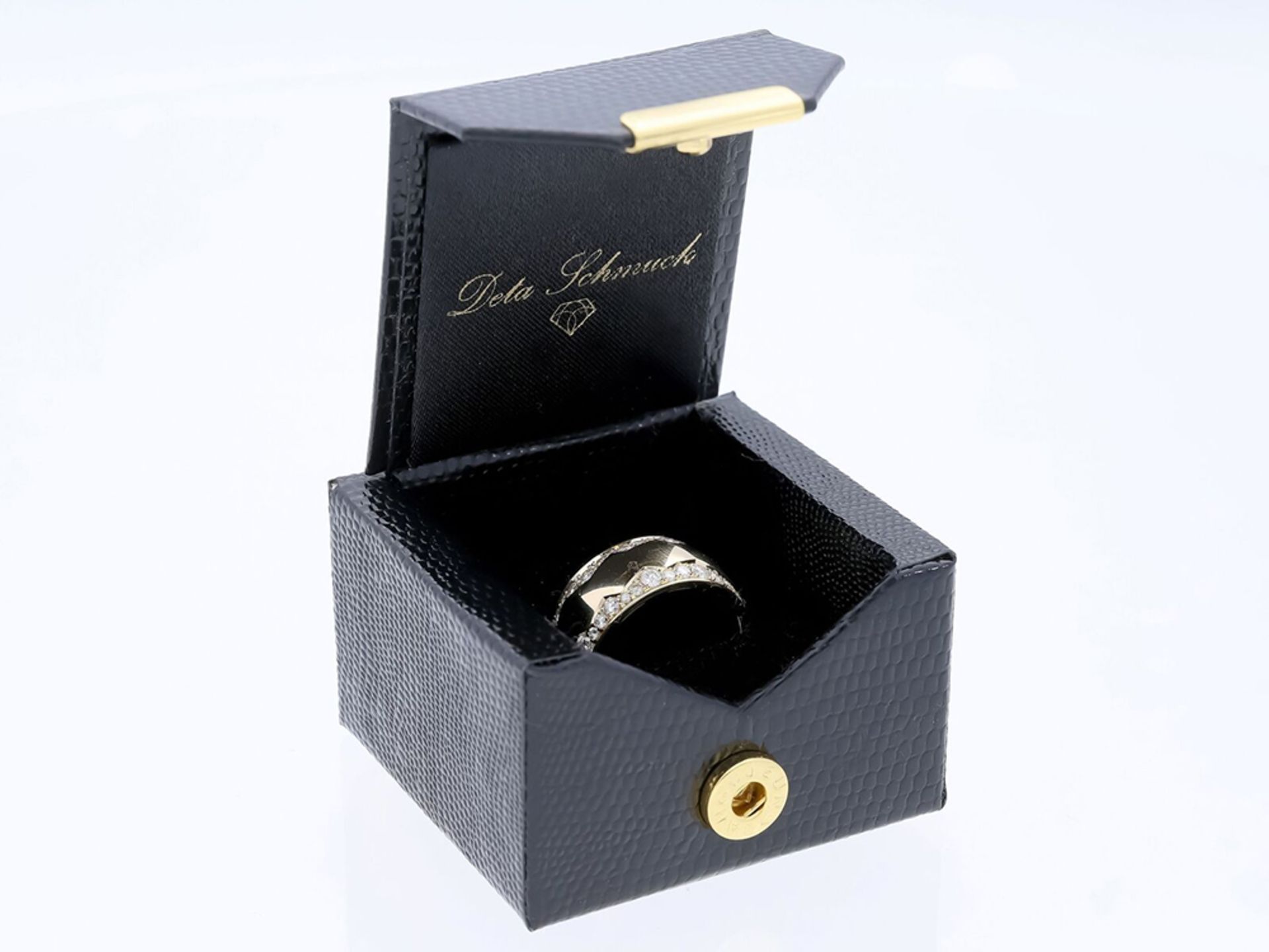 Ring Diamond 14 kt Yellow Gold - Image 6 of 6