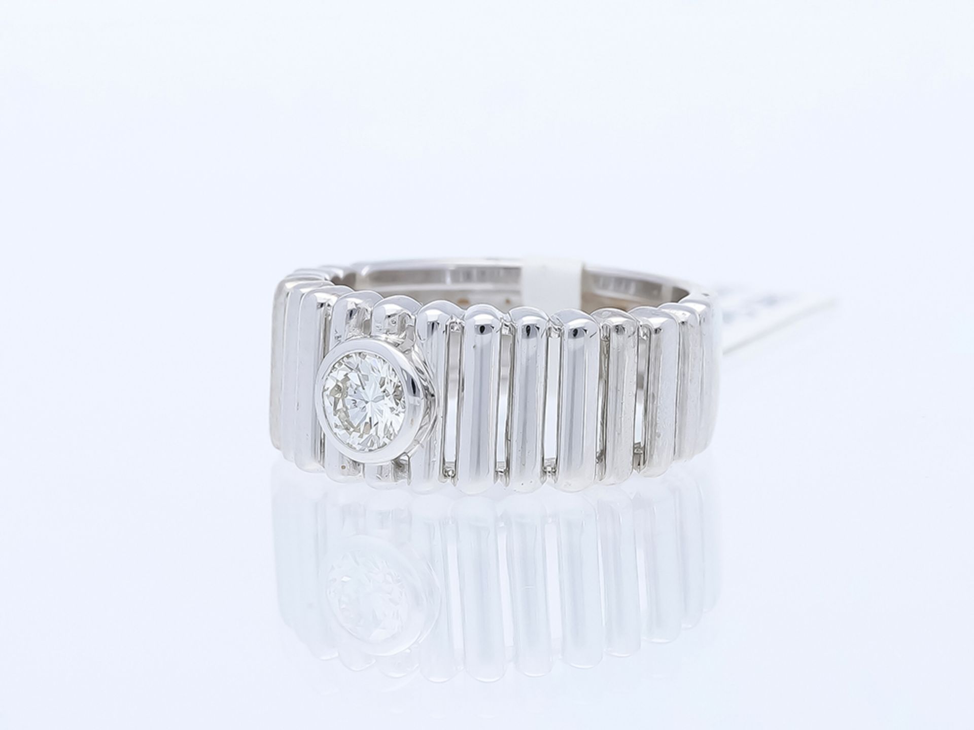 Ring Diamond 14 kt White Gold - Image 2 of 8