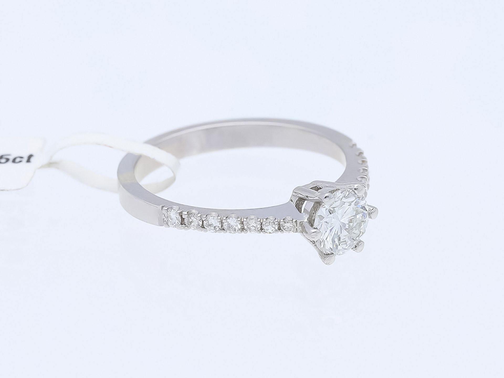 Ring Diamond 750 / 18 White Gold - Image 3 of 8