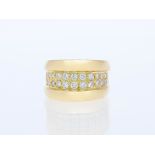 Ring Diamond 750/18 Yellow Gold