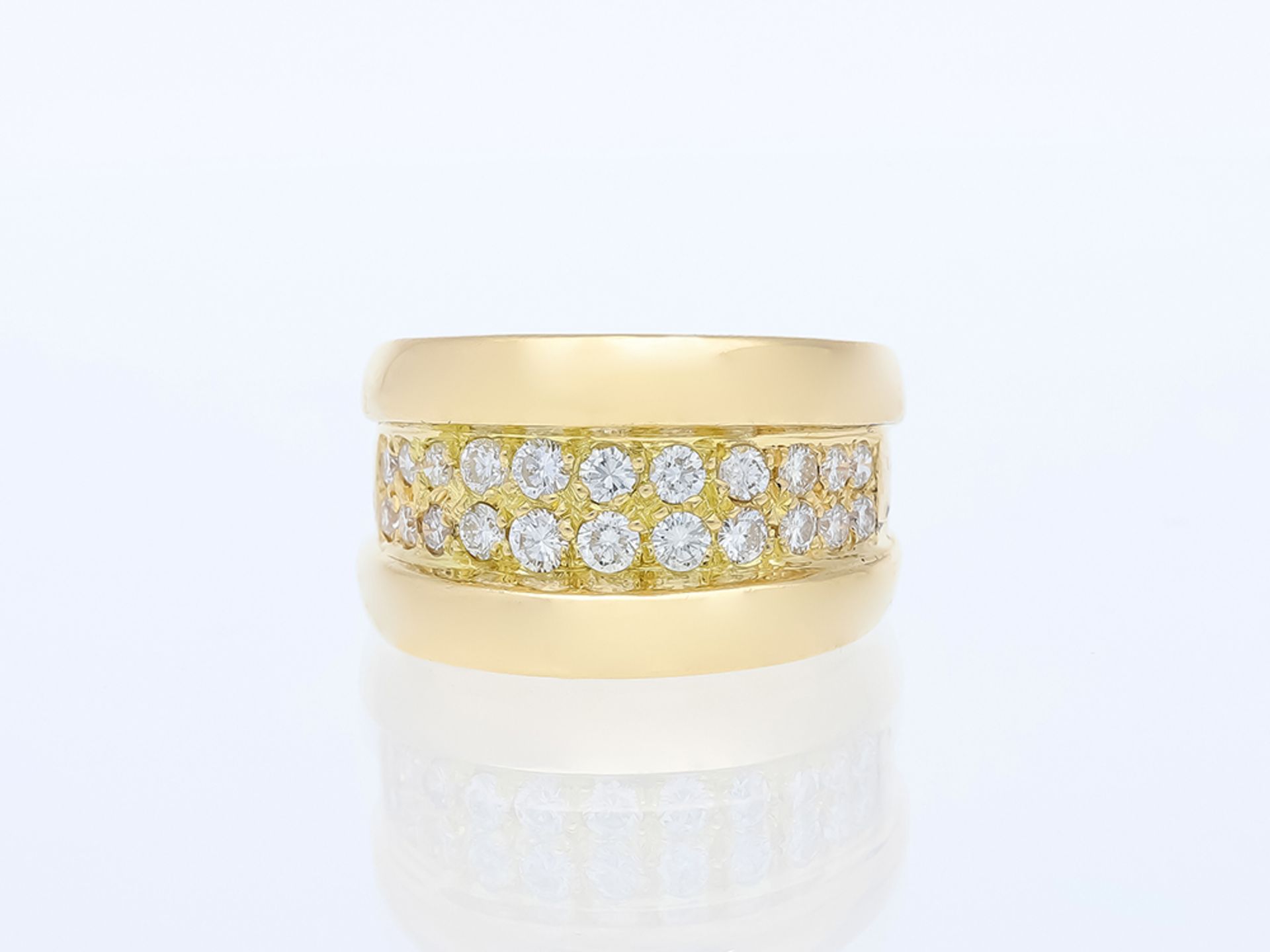 Ring Diamond 750/18 Yellow Gold