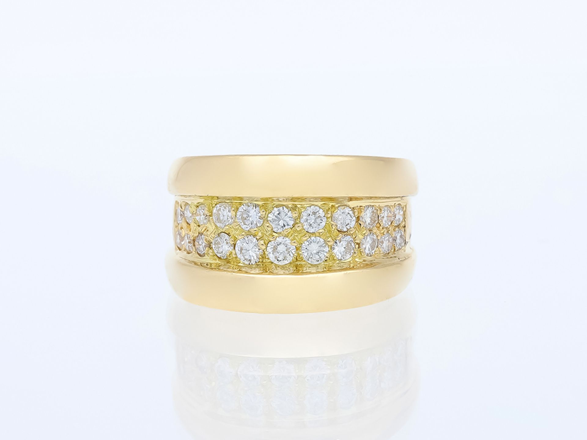 Ring Diamant 750 / 18 Karat Gelbgold