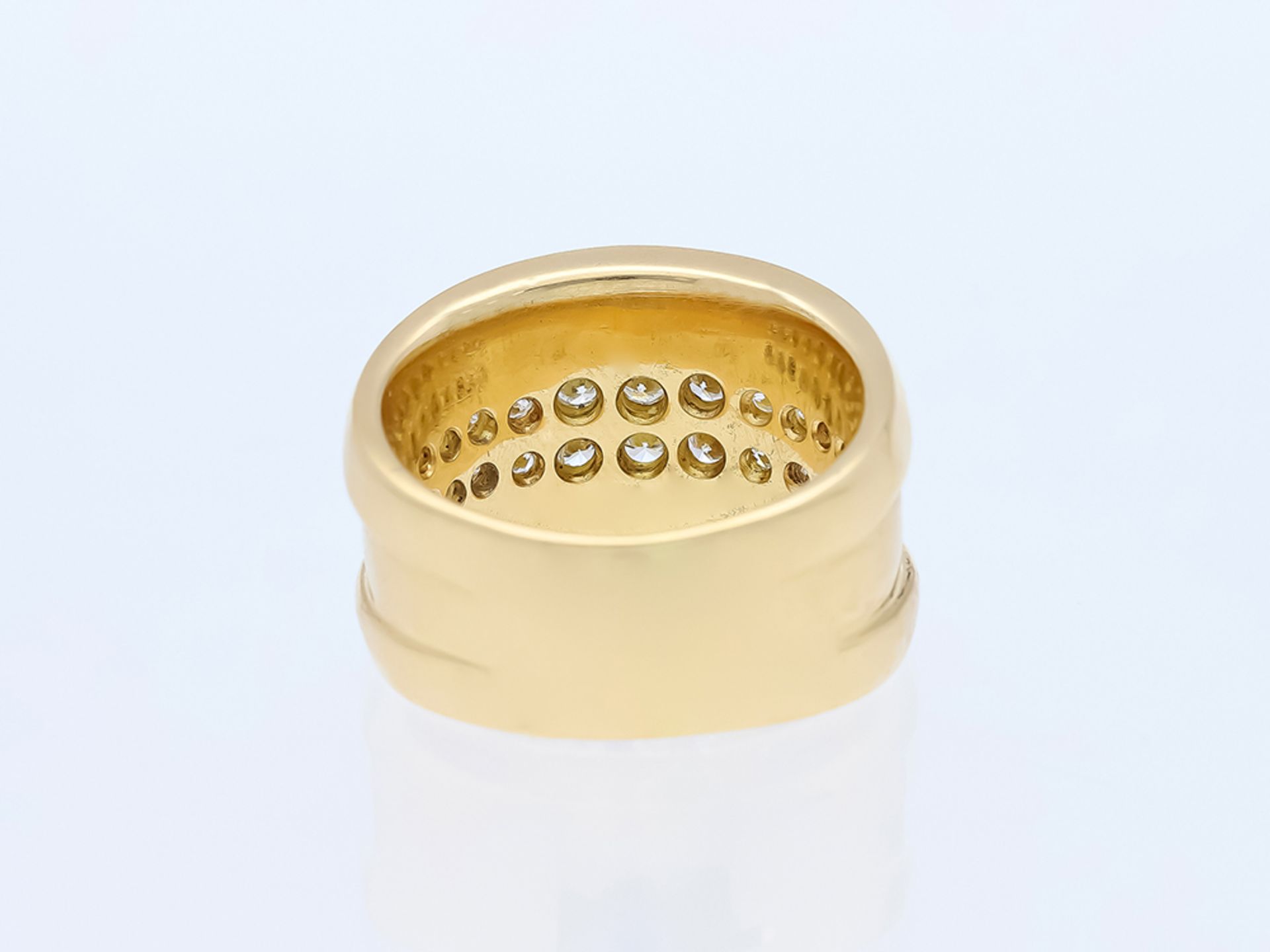 Ring Diamond 750/18 Yellow Gold - Image 3 of 6