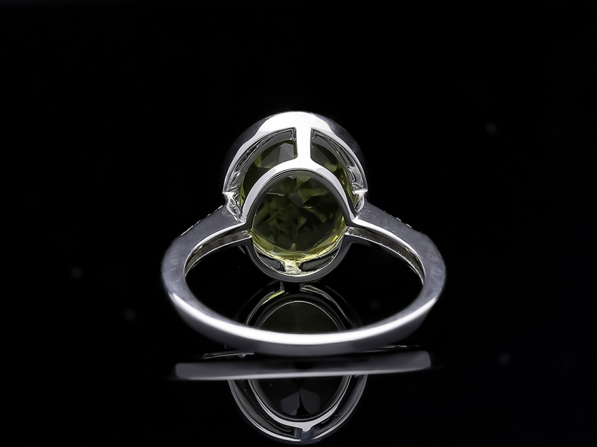 Ring Citrin Diamant 585 / 14 Karat Rose Gold - Bild 4 aus 8