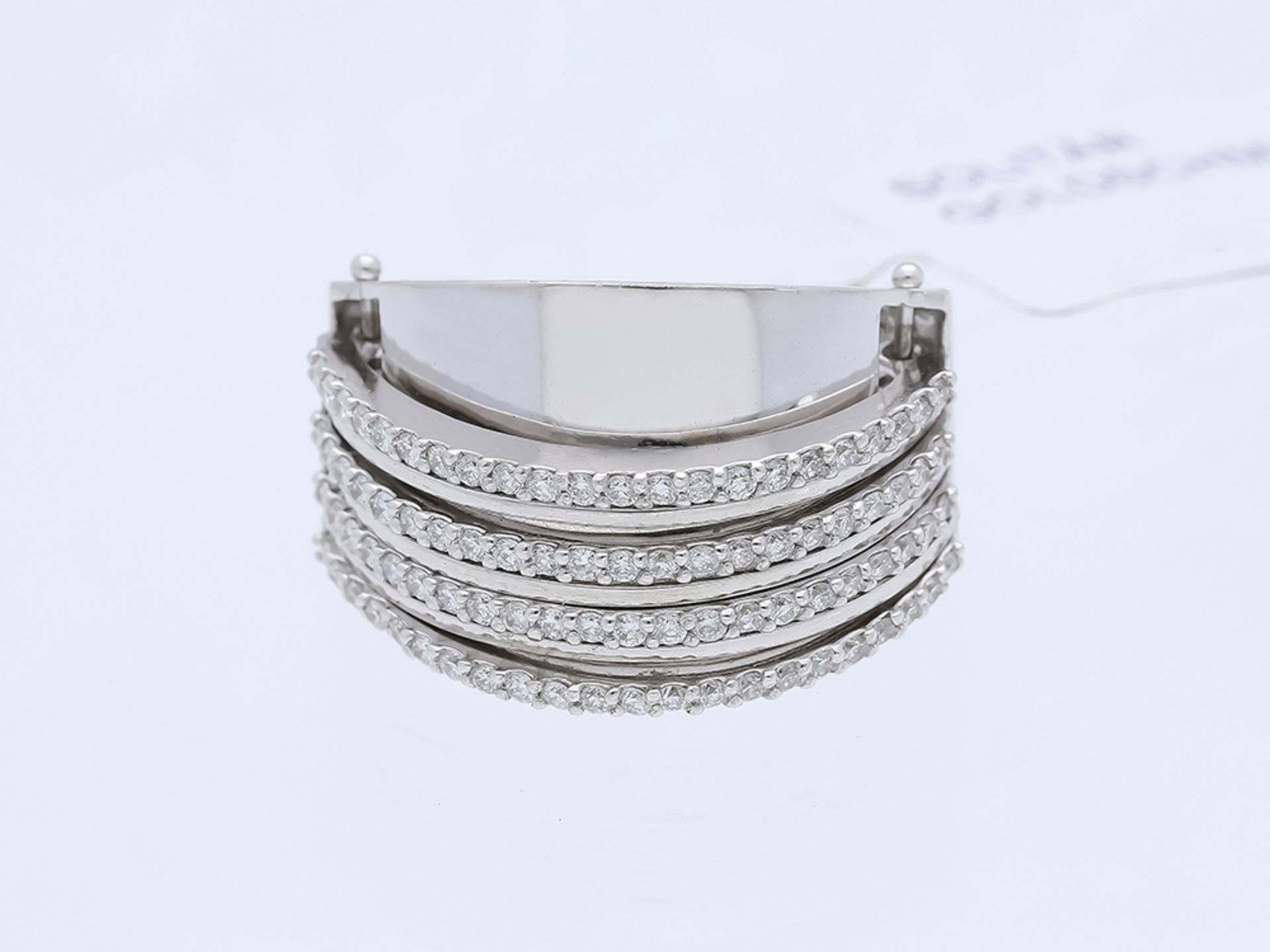 Ring Diamond 750 / 18 White gold