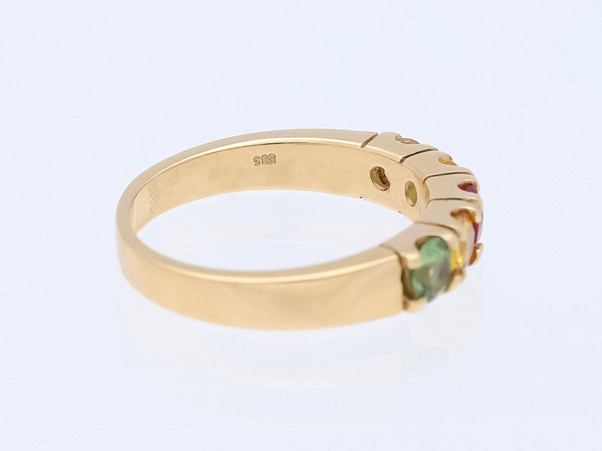 Ring Sapphire 585 / 14 Pink Gold - Image 5 of 8