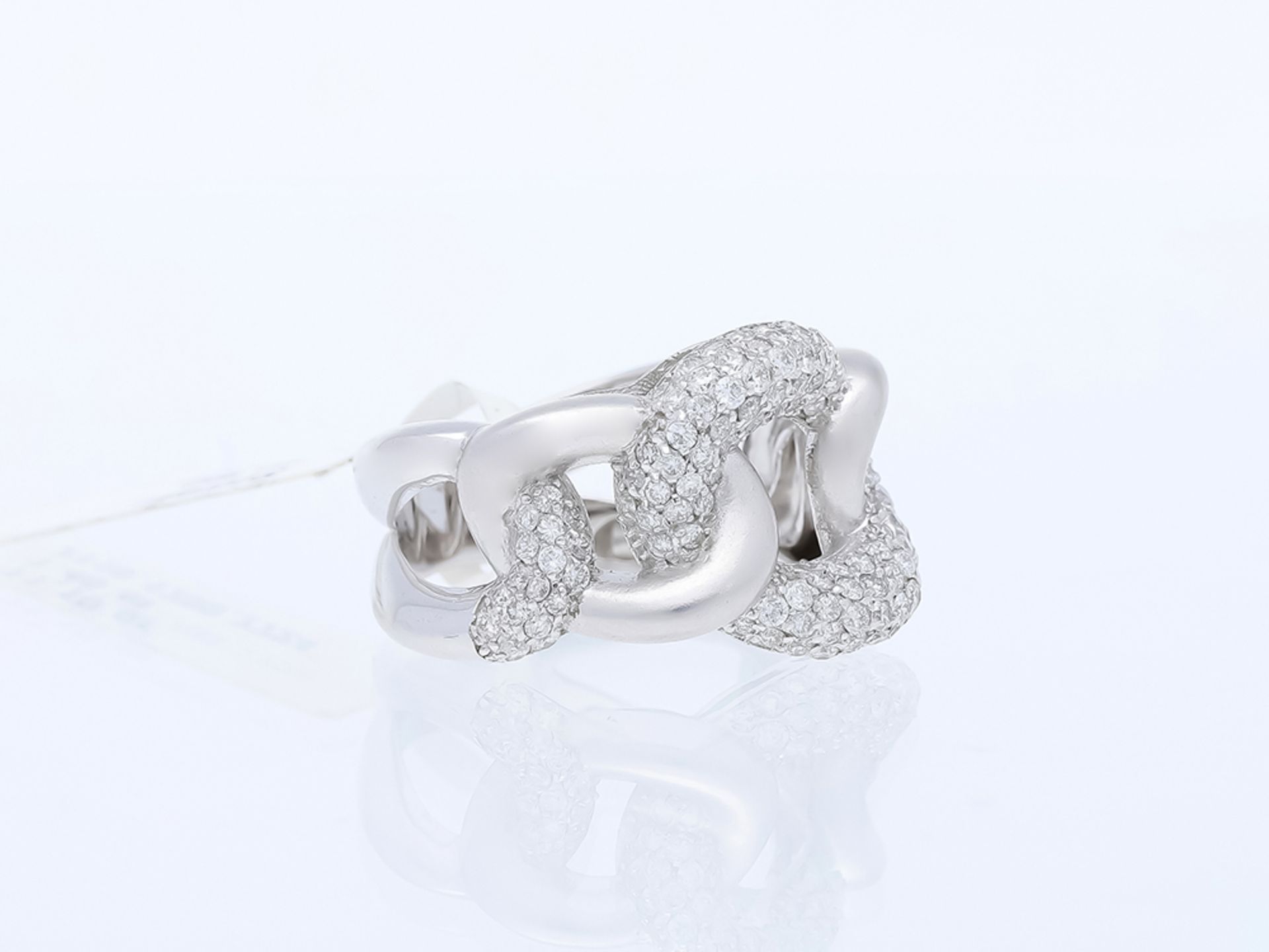 Ring Diamond 750 / 18 White Gold - Image 3 of 8