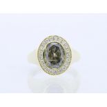 Ring Diamond 14 kt Yellow Gold Diamond