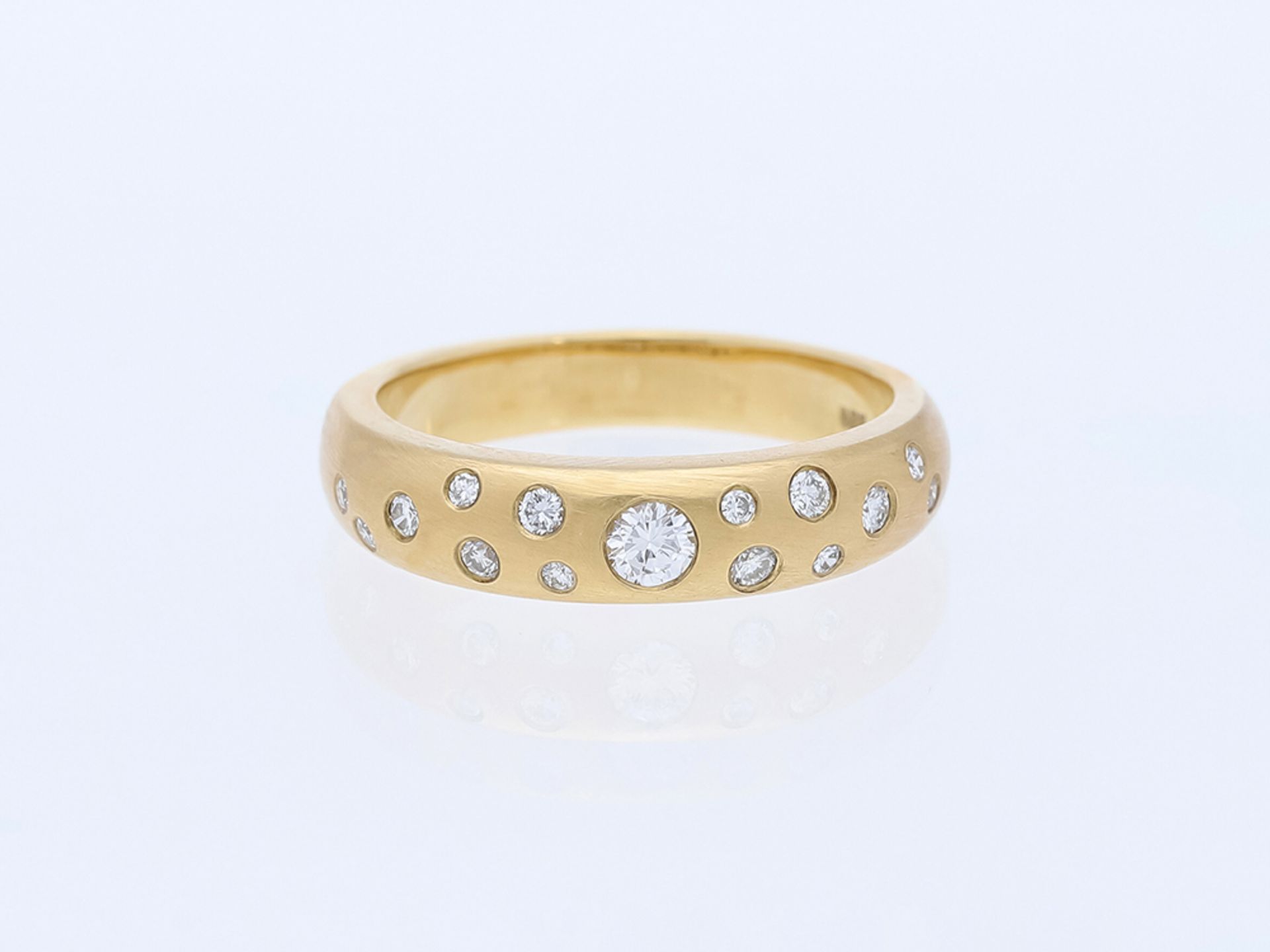 Ring Diamant 585 / 14 Karat Gelbgold