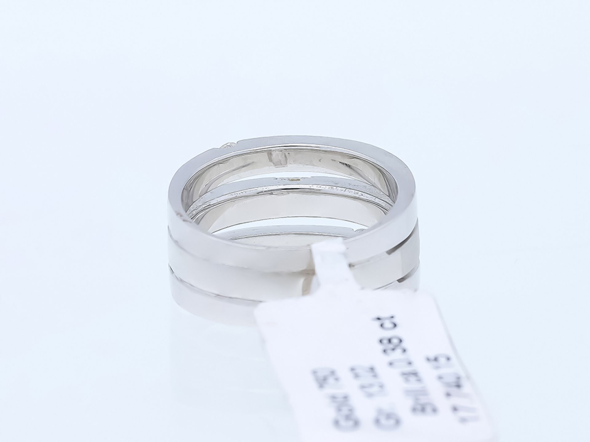 Ring Diamond 750 / 18 White gold - Image 4 of 8