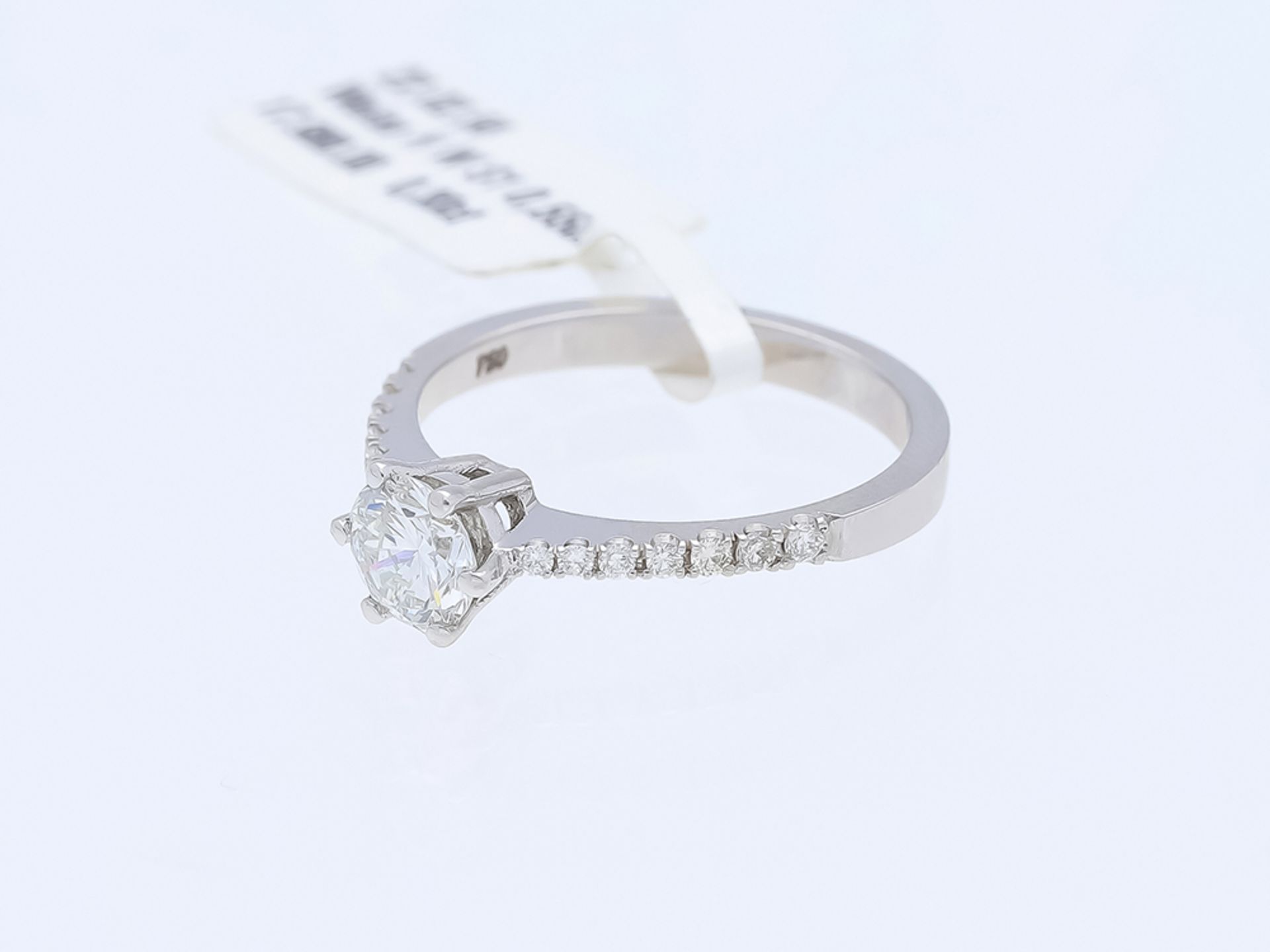 Ring Diamond 750 / 18 White Gold - Image 2 of 8