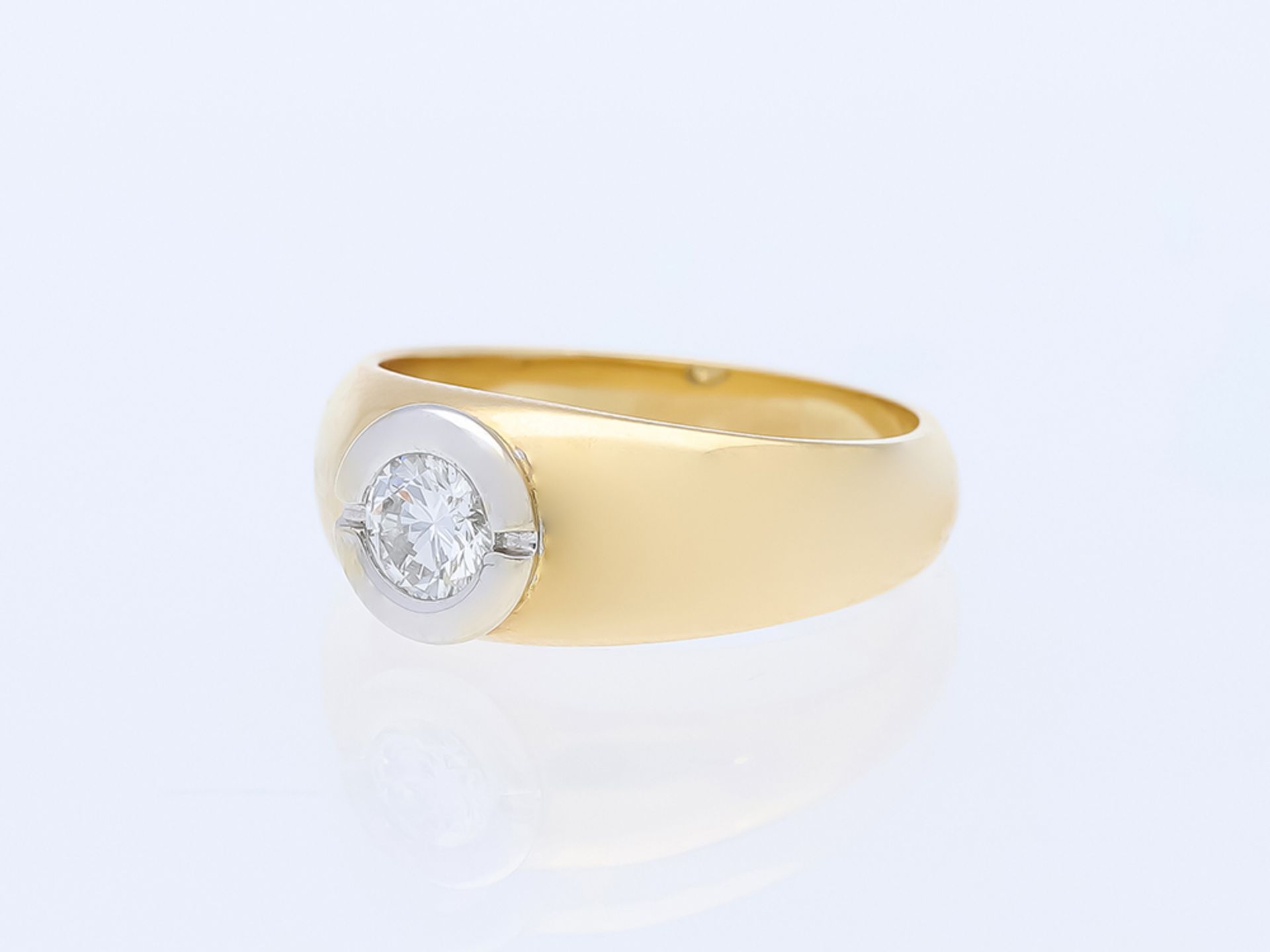 Ring Diamond 14 kt Yellow Gold - Image 2 of 6