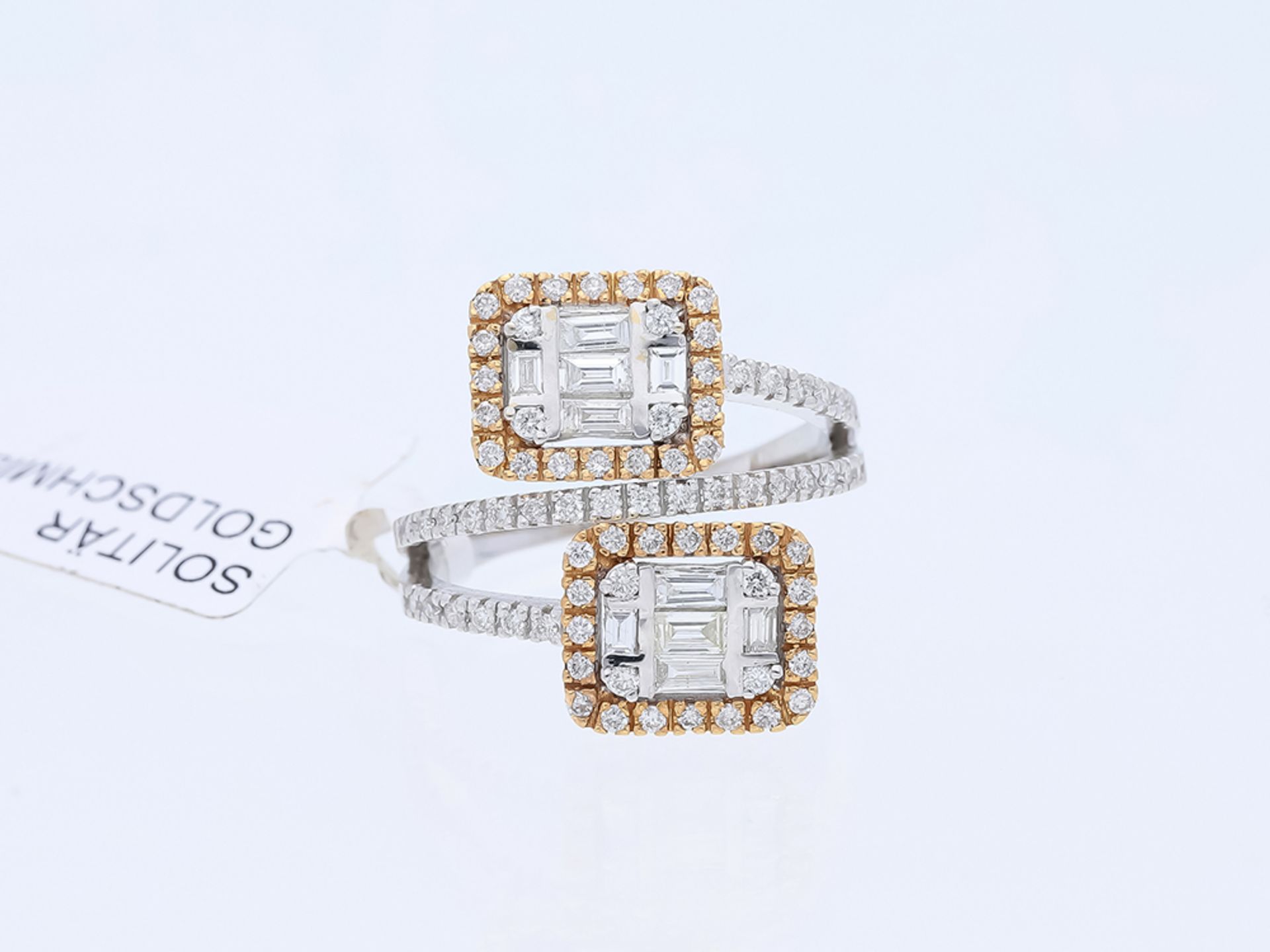 Ring Diamond 750 / 18 White gold