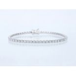 Bracelet Diamond 750 / 18 White gold