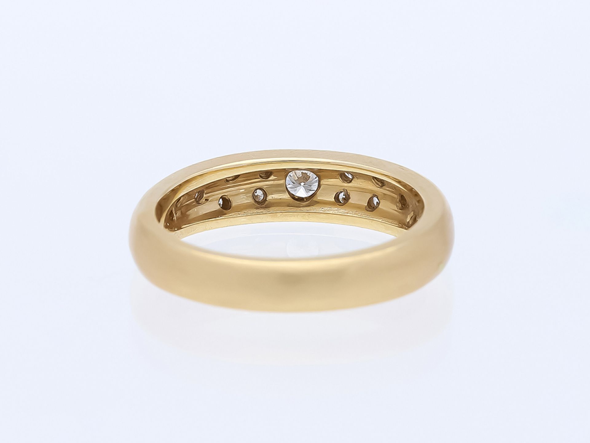 Ring Diamond 14 kt Yellow Gold - Image 3 of 6