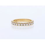 Ring Diamond 14 kt Yellow Gold