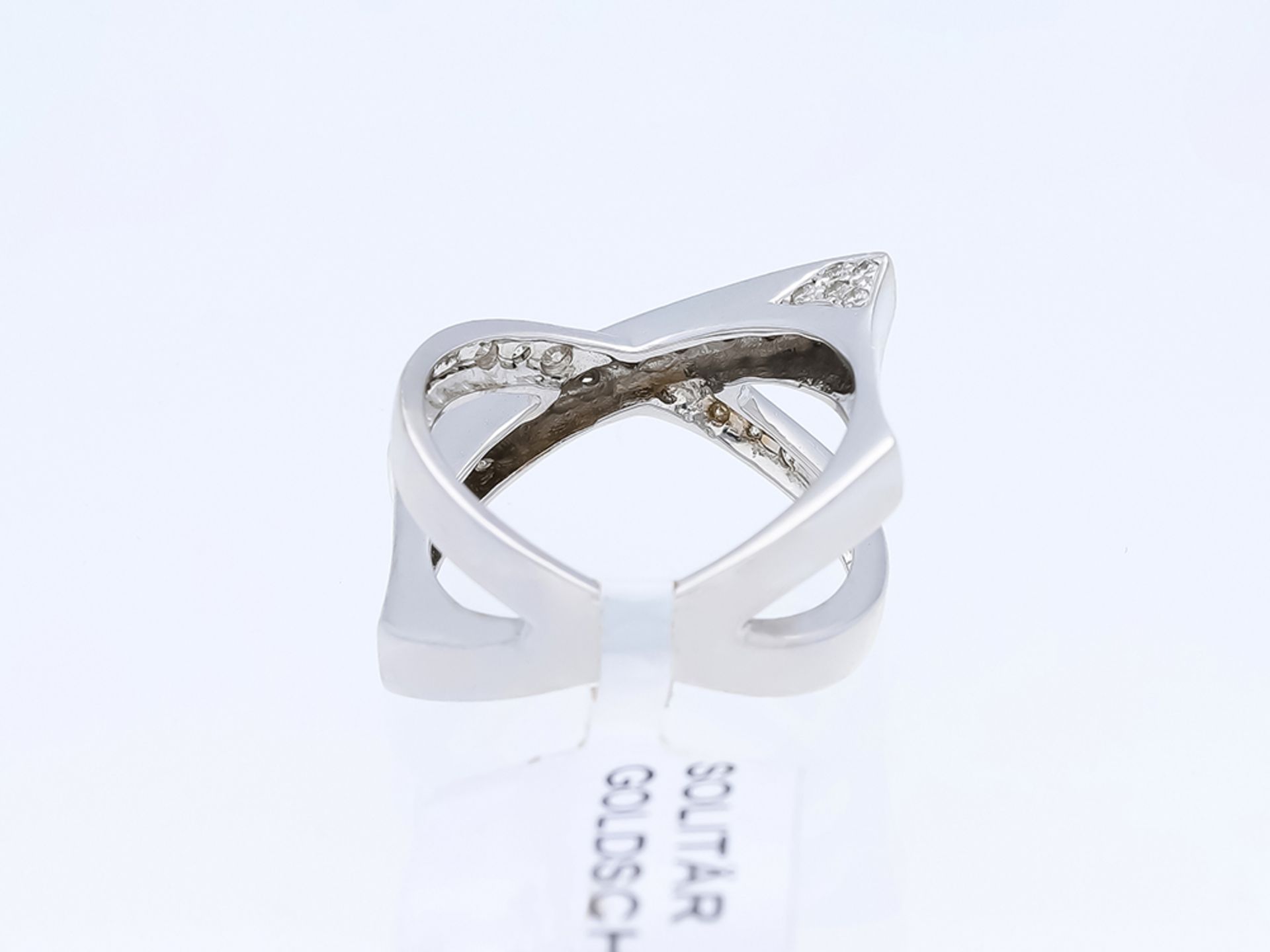 Ring Diamond 750 / 18 White Gold - Image 4 of 8