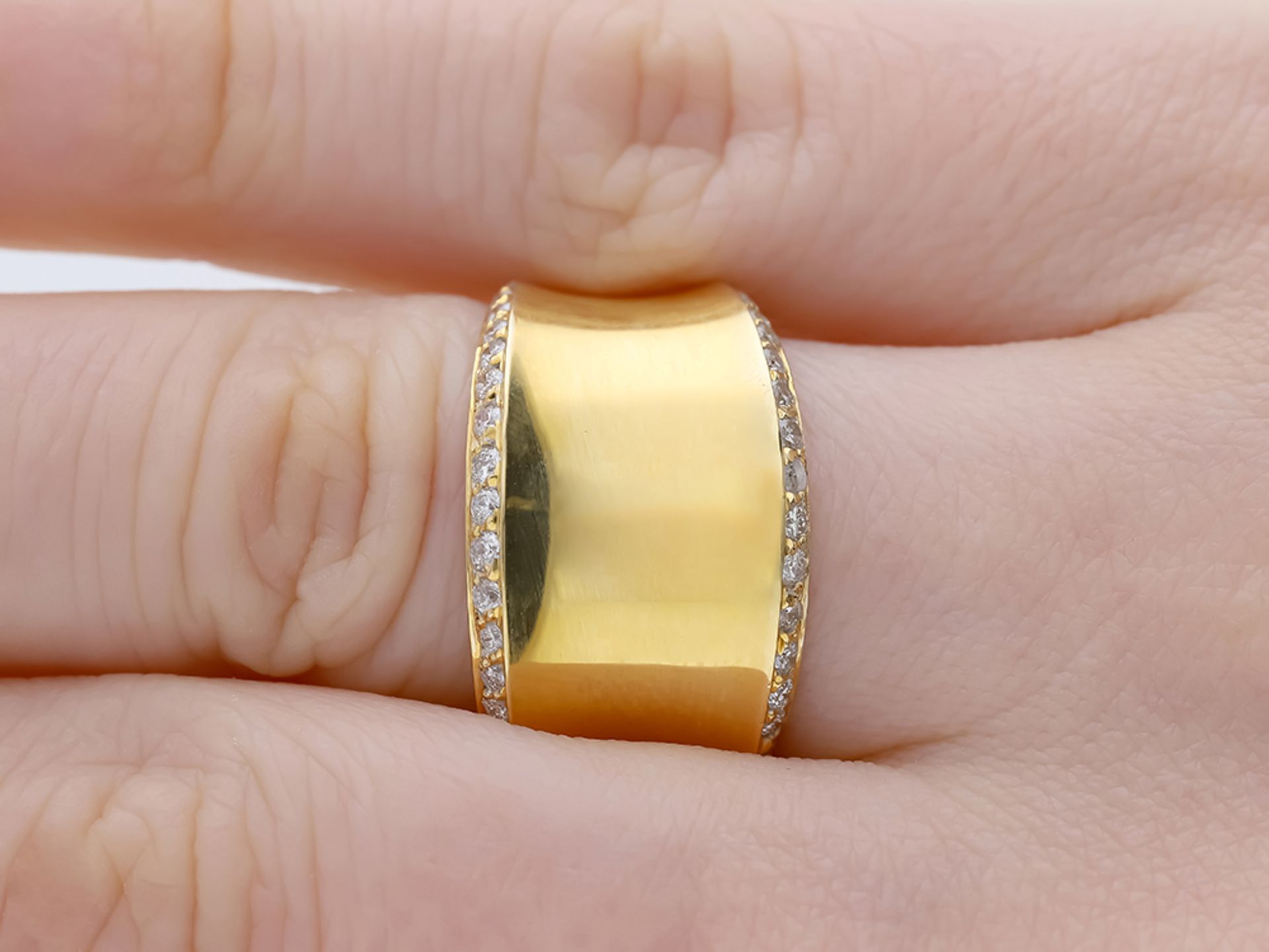 Ring Diamond 14 kt Yellow Gold - Image 7 of 8