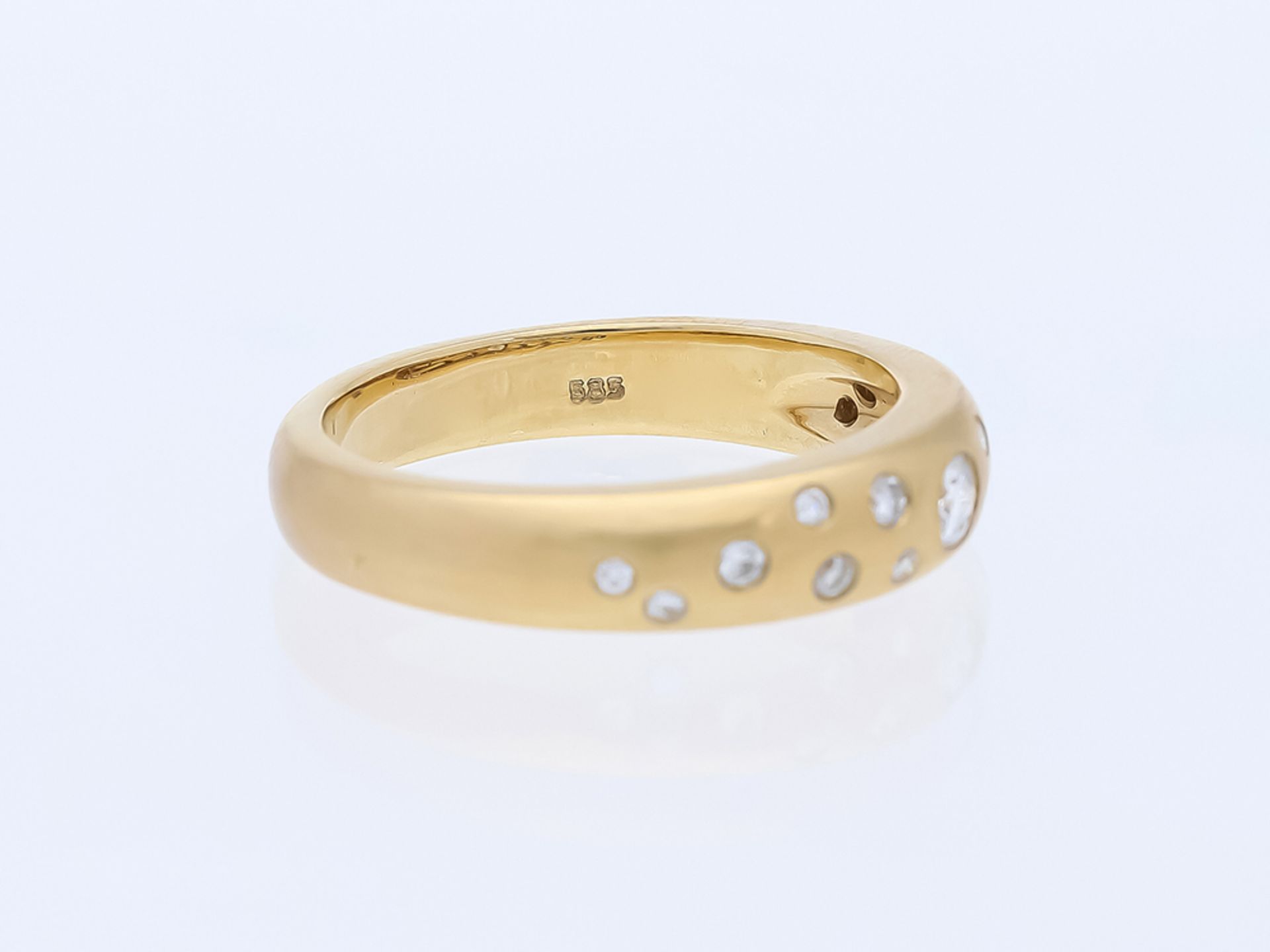 Ring Diamond 14 kt Yellow Gold - Image 4 of 6