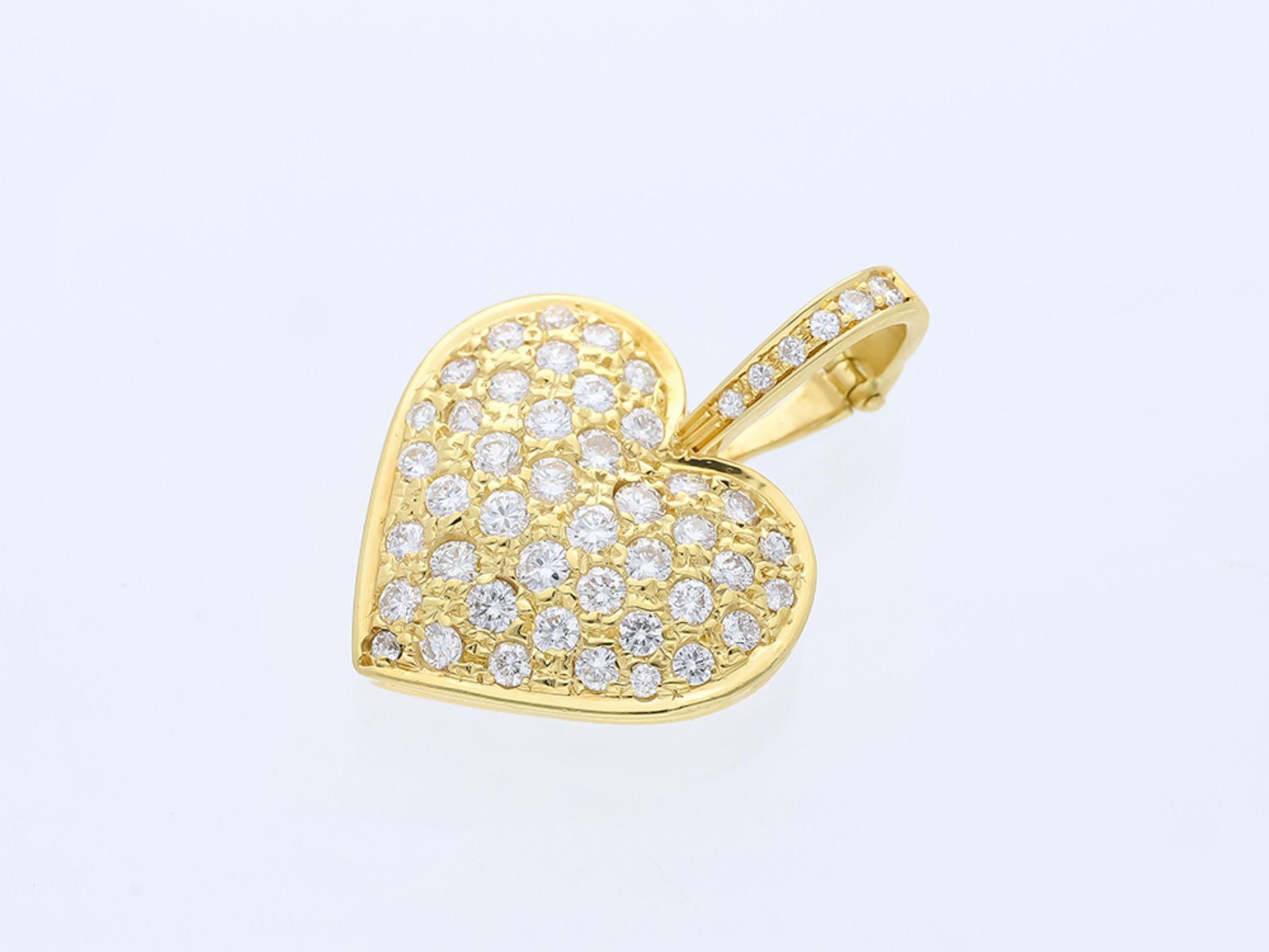 Pendant Diamond 750 / 18 Yellow Gold