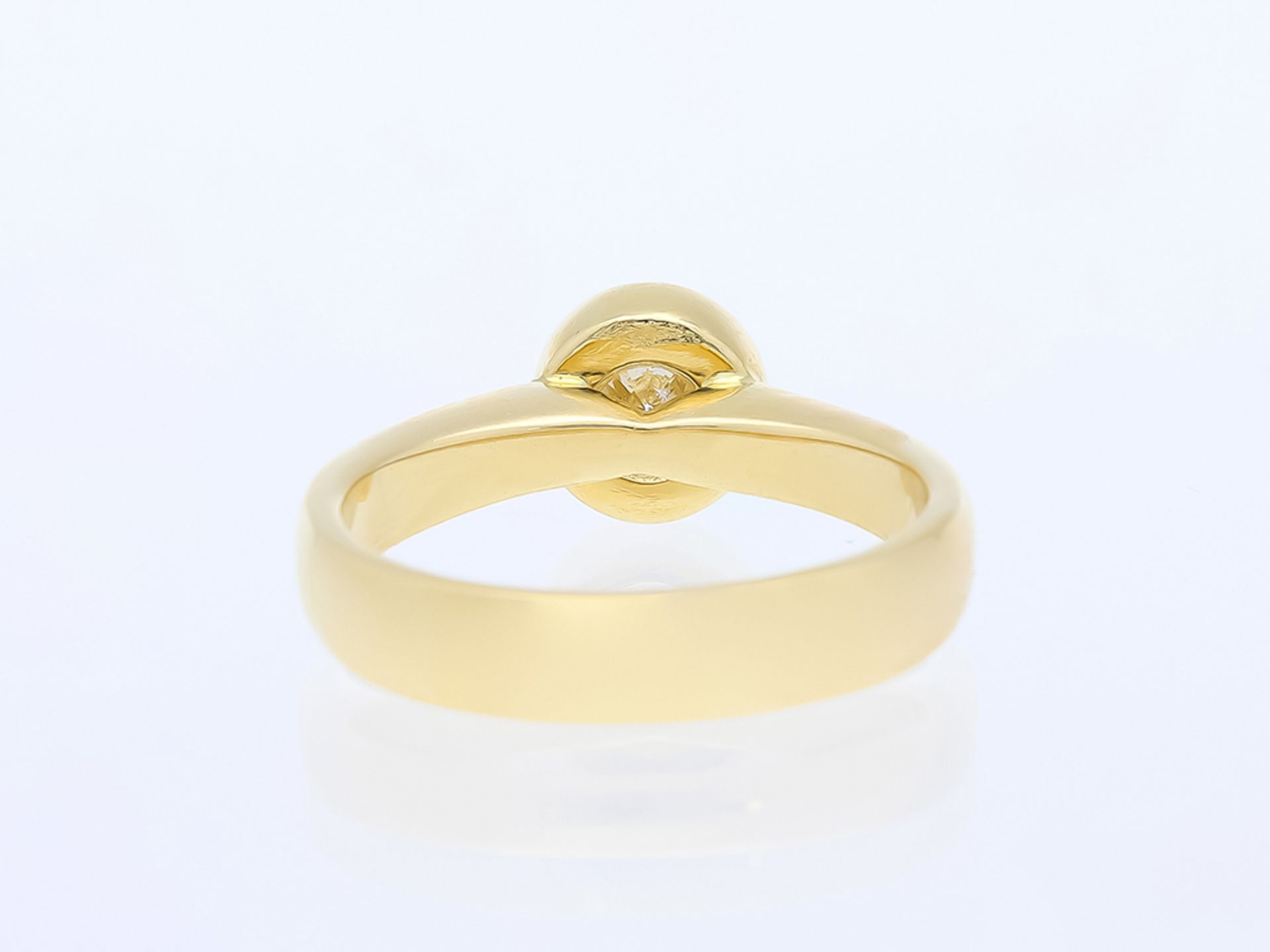 Ring 750/18 Yellow Gold Diamond - Image 3 of 6