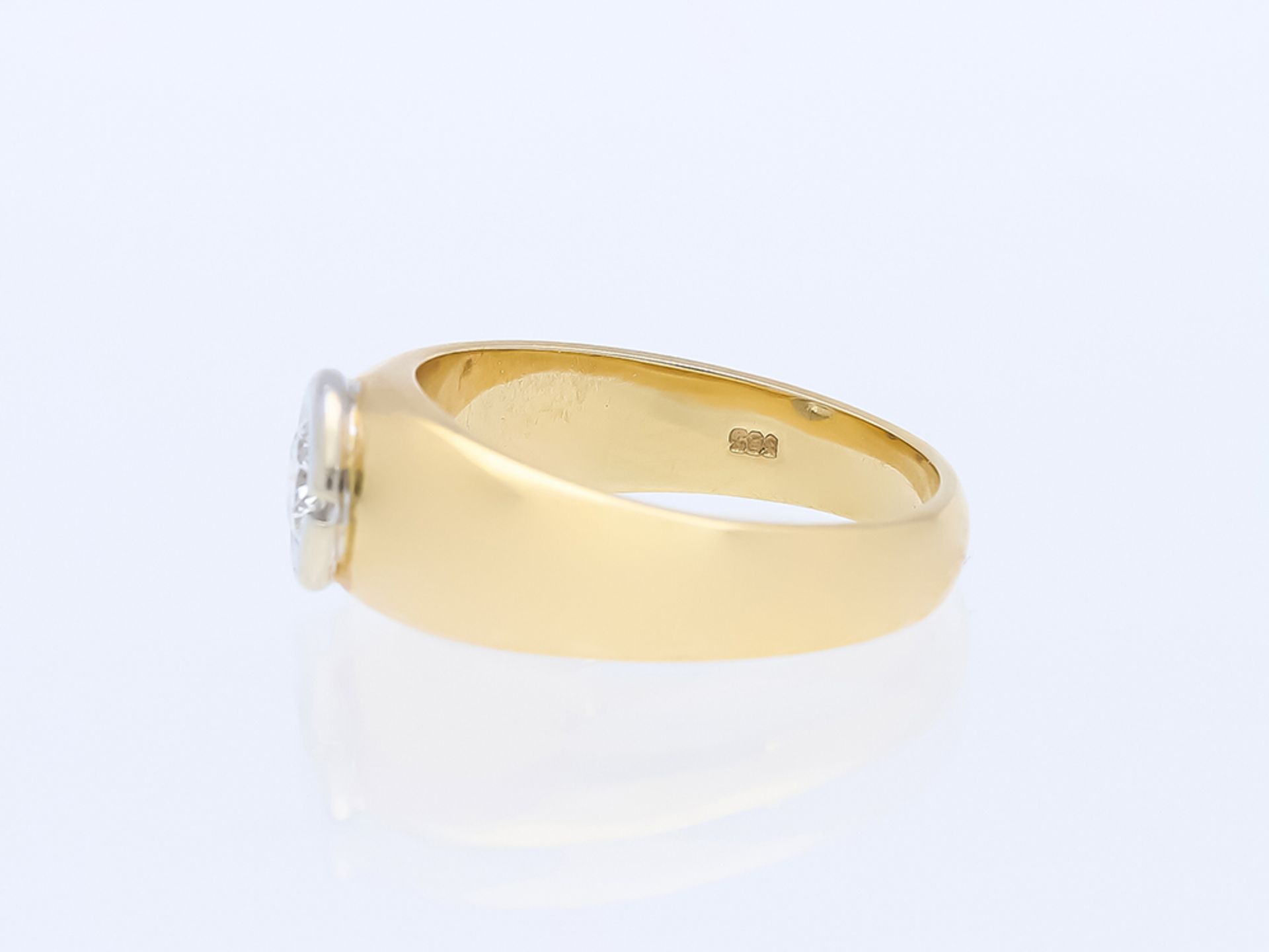 Ring Diamond 14 kt Yellow Gold - Image 4 of 6