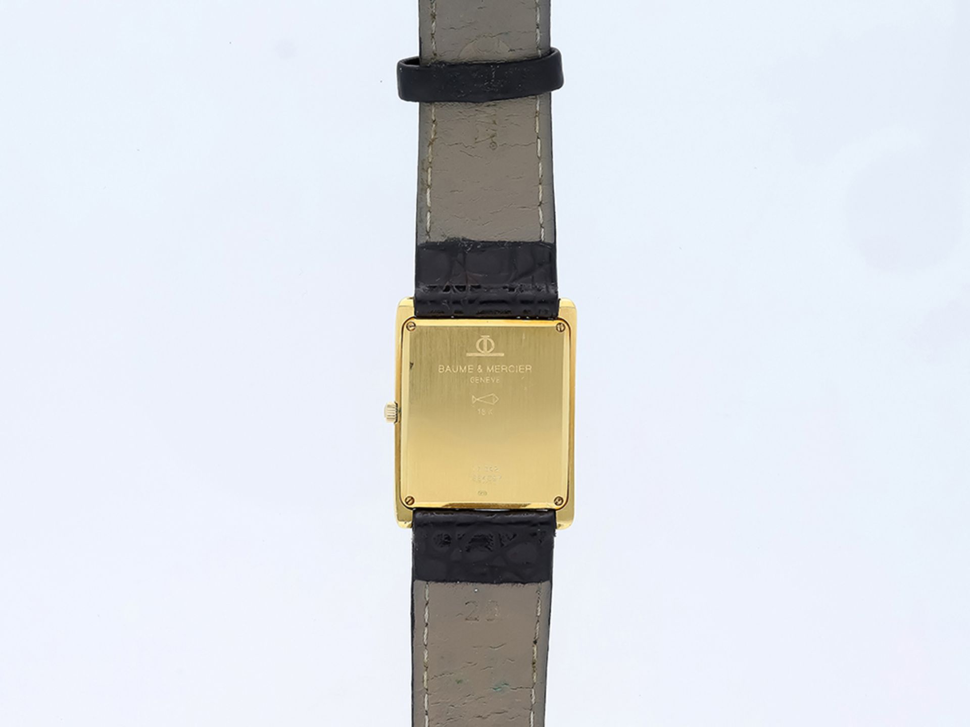 Baume Mercier Quartz 18 kt Yellow Gold Analogue Wristwatch - Image 4 of 6