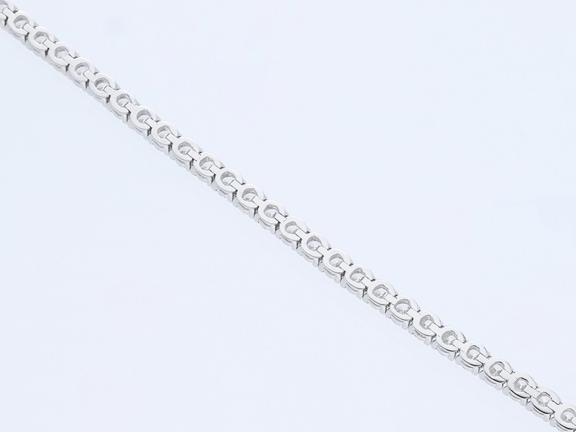 Bracelet Diamond 750 / 18 White Gold - Image 4 of 6