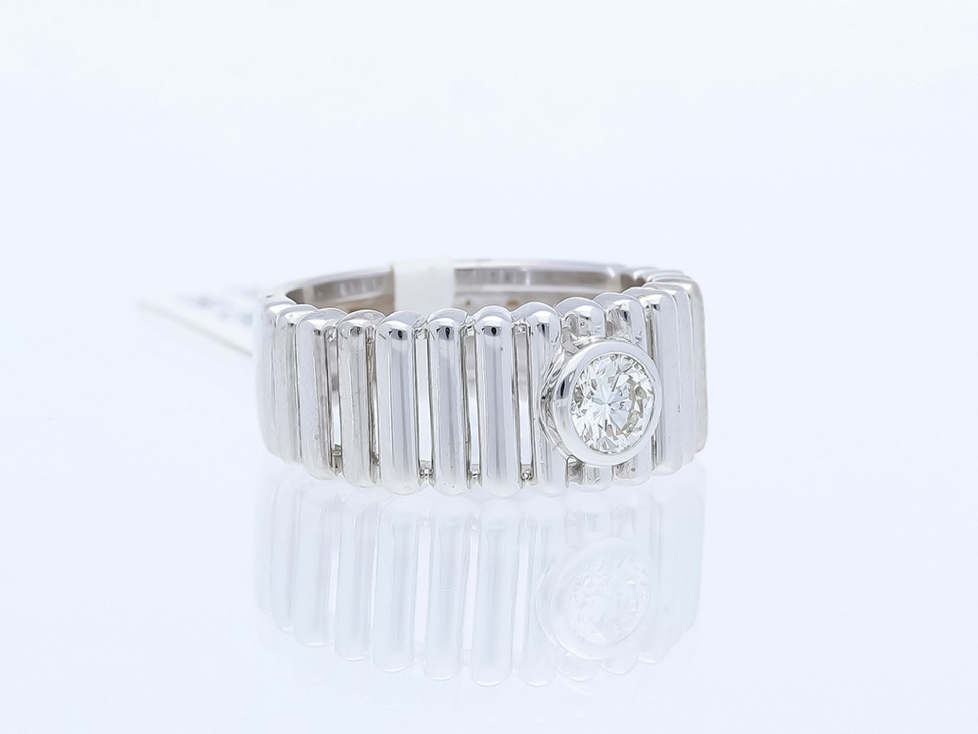 Ring Diamond 14 kt White Gold - Image 3 of 8