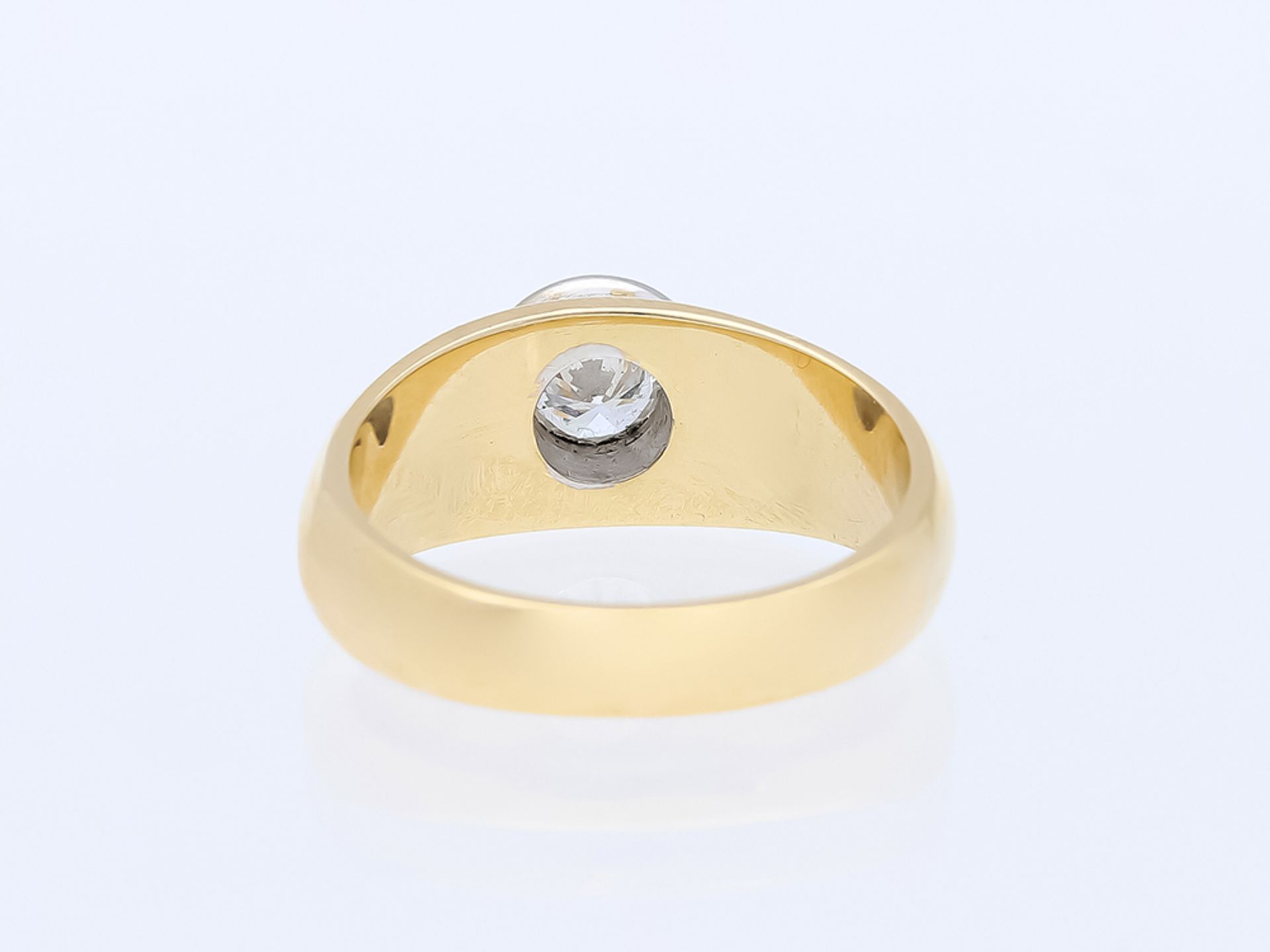 Ring Diamond 14 kt Yellow Gold - Image 3 of 6