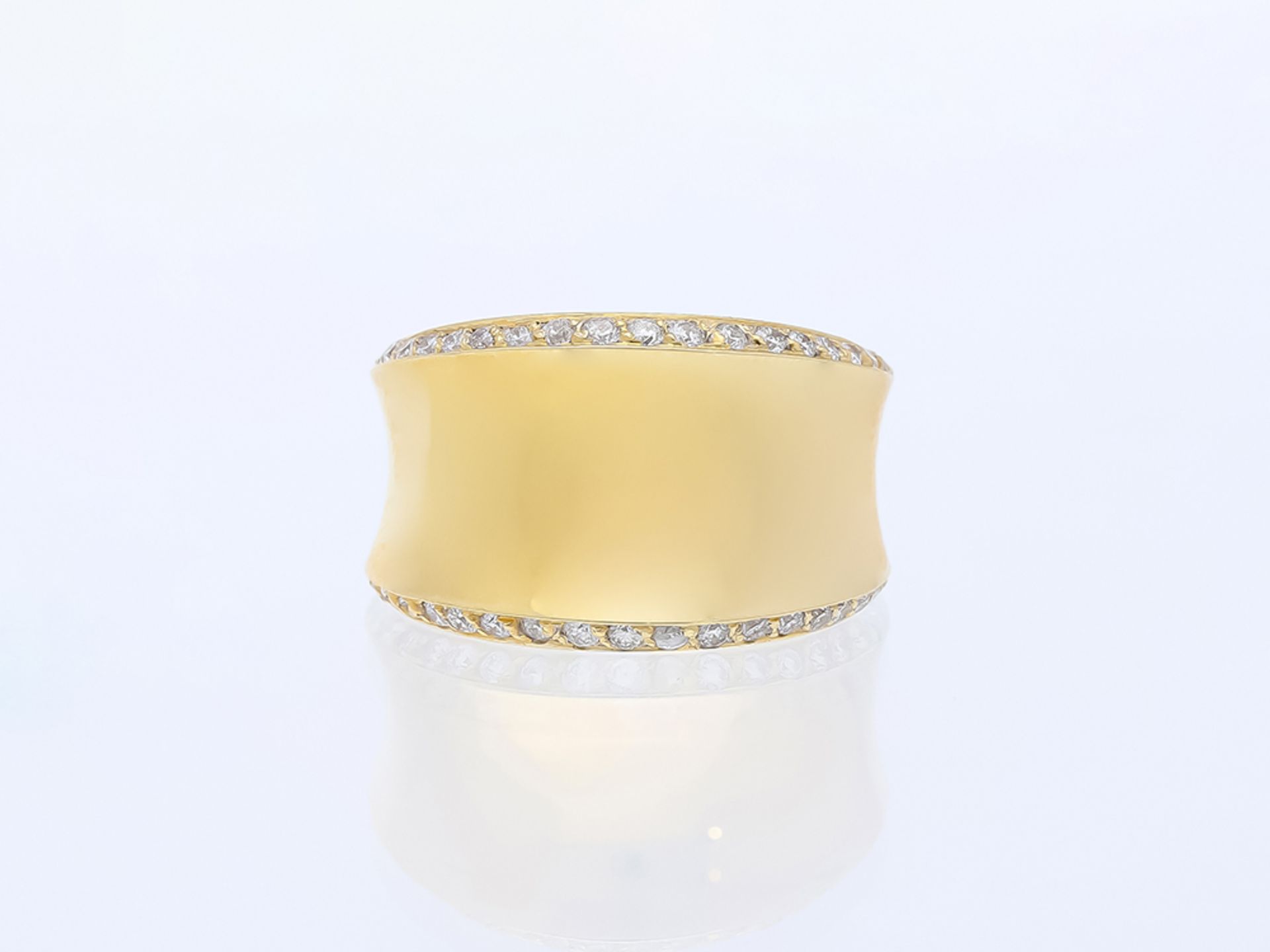 Ring Diamond 14 kt Yellow Gold