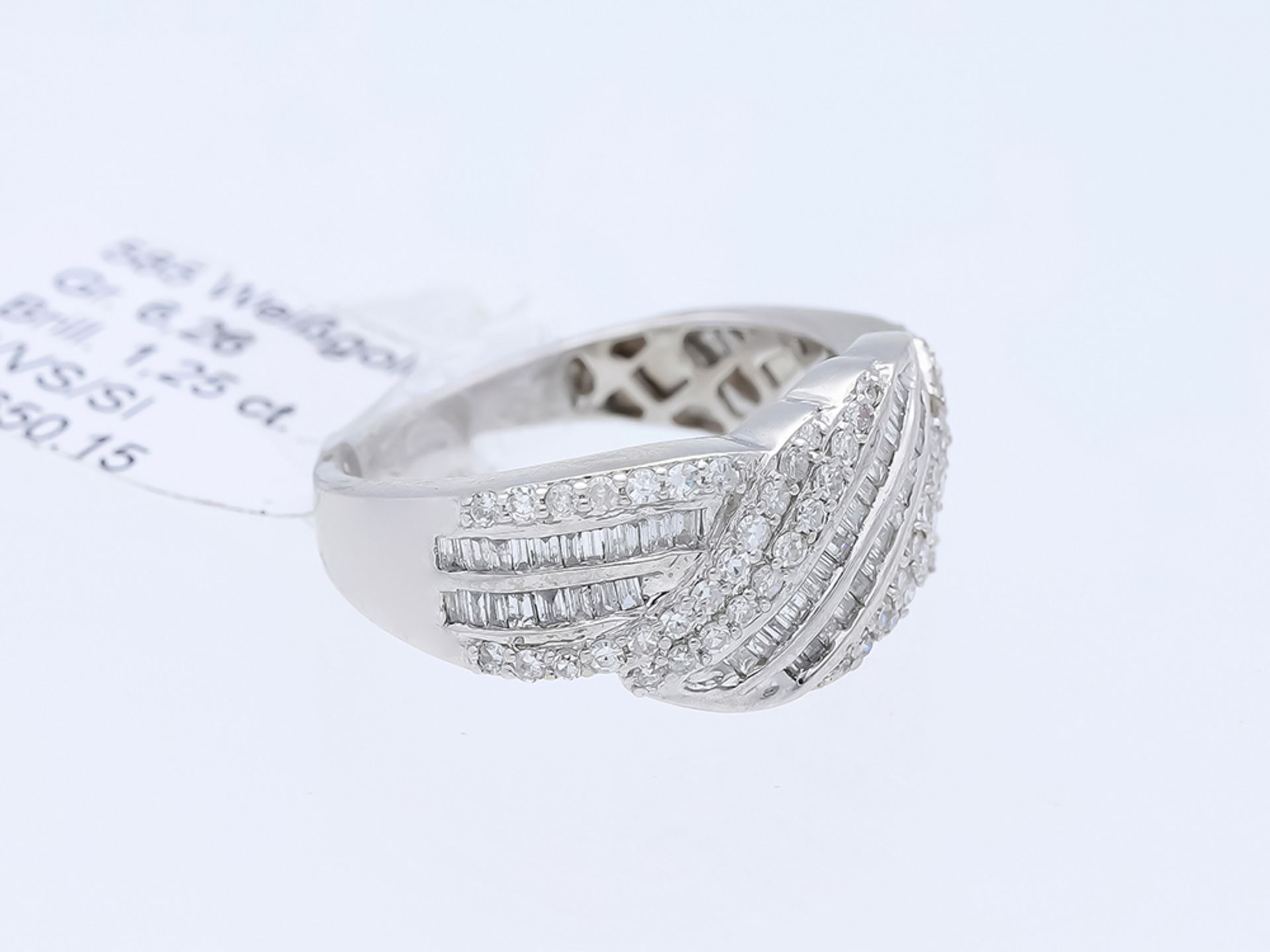 Ring Diamond 585 / 14 White Gold - Image 4 of 8