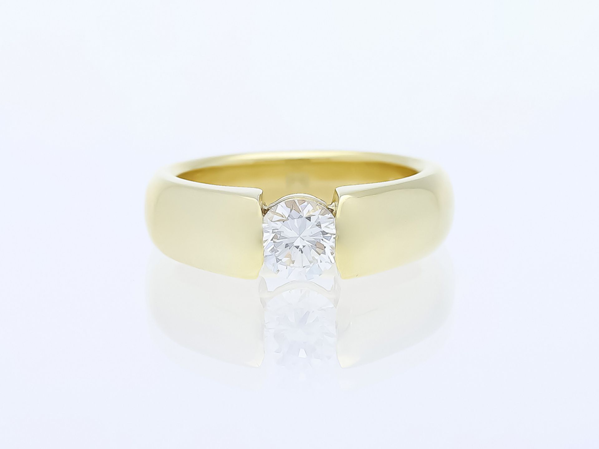 Ring Diamant 585 / 14 Karat Gelbgold