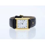 Armbanduhr 750 / 18 Karat Gelbgold Baume Mercier Quartz